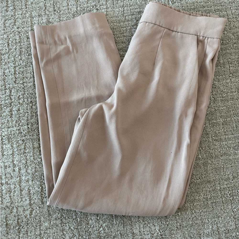Aritzia Babaton Conan Tan Cropped Trouser Size 0